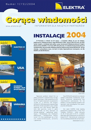 GORĄCE WIADOMOŚCI   1/2004 (15)